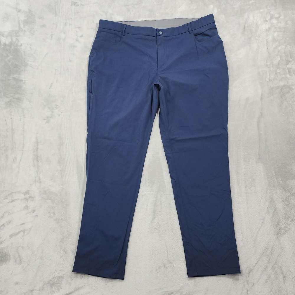 Design Collective By Cintas Pants Womens 20W Blue Chino Relaxed Stretch Office
